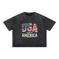 Mineral Wash Boxy Cotton T-Shirt