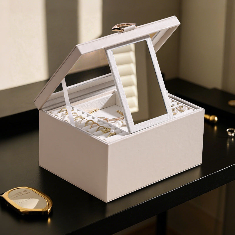 PU leather European style cosmetic case