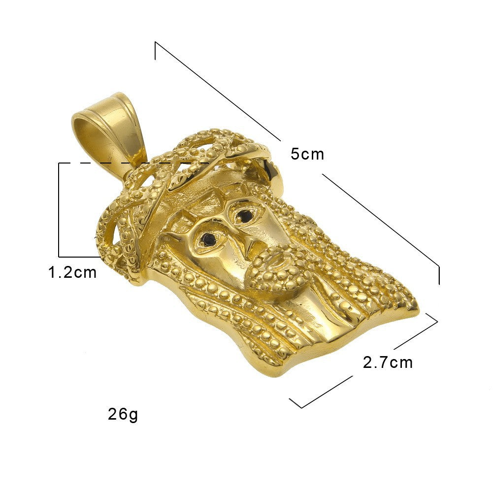 Hip Hop Winged Angel Pendant Necklace