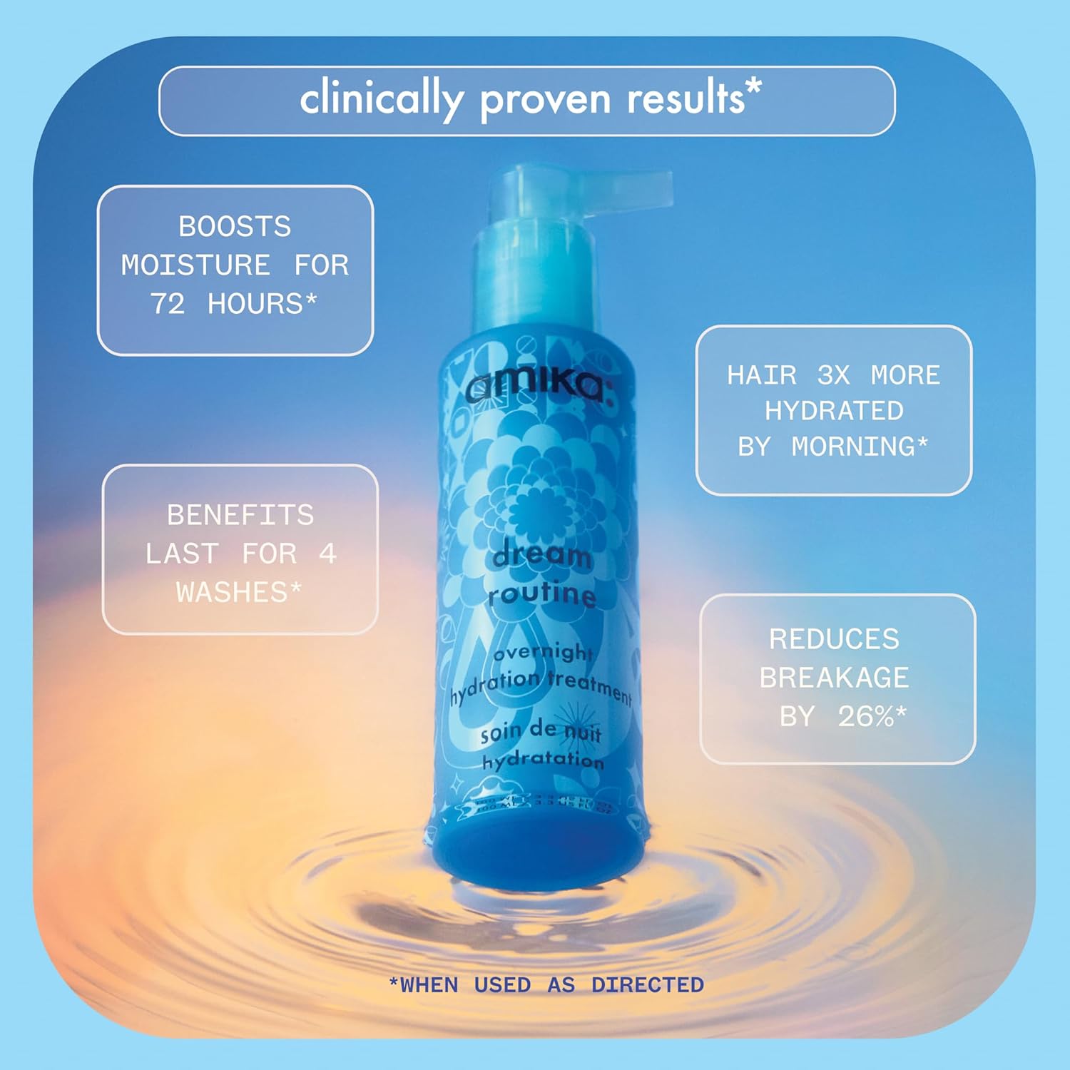 Amika Dream Routine Overnight Hydrating Hair Mask 100 mL