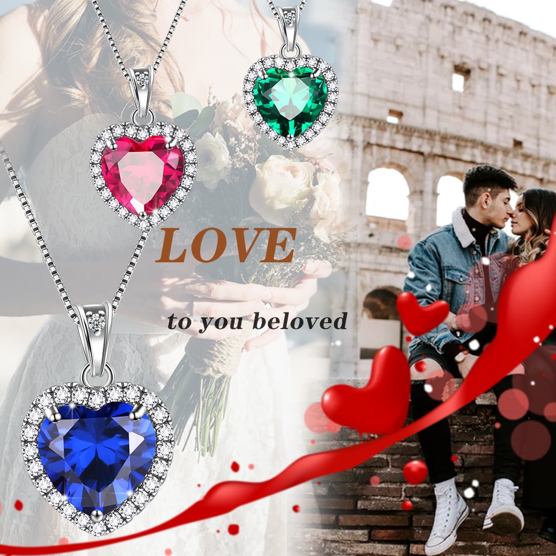 Stunning May Birthstone Heart Necklace for Women - Elegant Green Emerald CZ Pendant in 925 Sterling Silver - Perfect Gift for Mother's Day, Birthdays, and More!